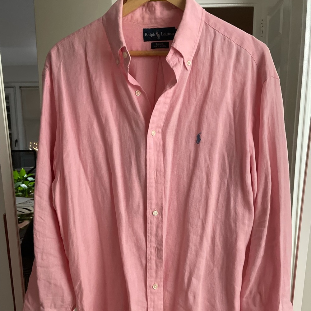 Ralph Lauren Polo Linen Button Down